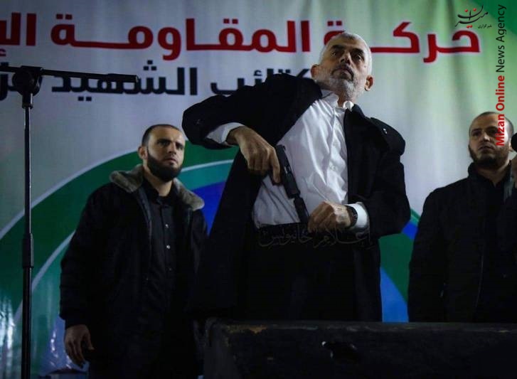 فرمانده نظامی حماس دست به اسلحه شد +عکس
