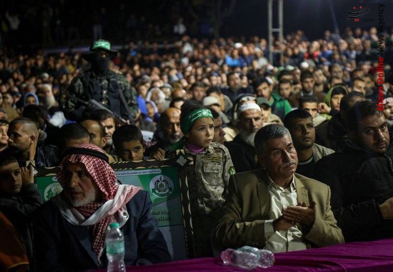 فرمانده نظامی حماس دست به اسلحه شد +عکس