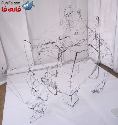 صندلی از موی انسان ساخته شد