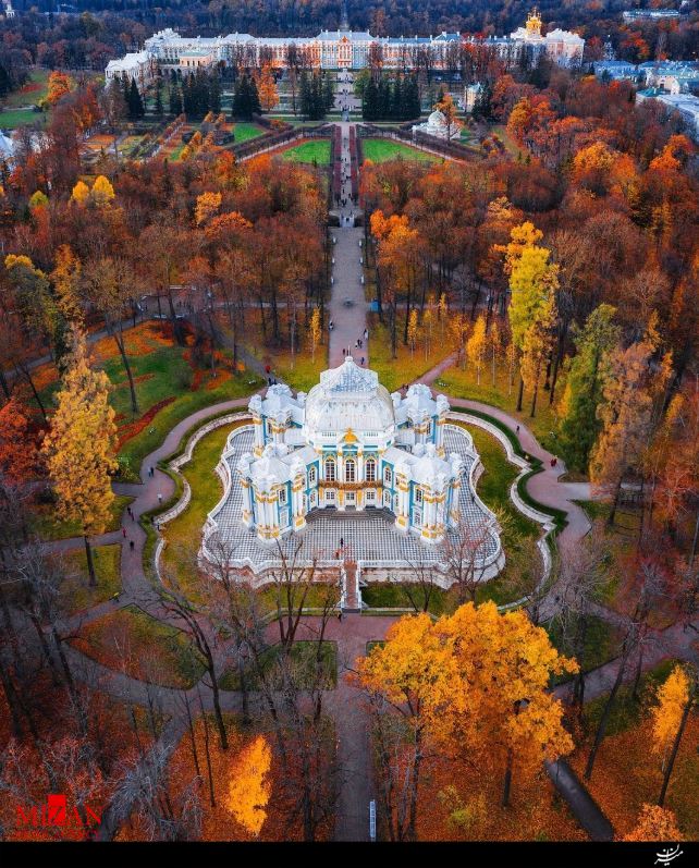 تصویری خارق العاده از Tsarskoye Selo روسیه تصویری خارق العاده از Tsarskoye Selo روسیه