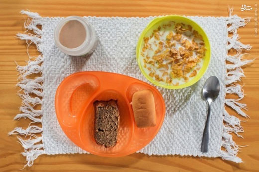 صبحانه کودکان در کشورهای مختلف + تصاویر