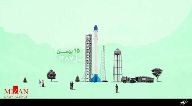 موشن گرافیک اولین ماهواره در تاریخ ایران موشن گرافیک اولین ماهواره در تاریخ ایران