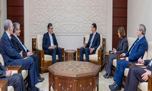 جابری انصاری با بشار اسد دیدار کرد