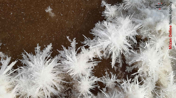 ظهور شکوفههای جادویی منیزیم در دریاچه نمک چین ظهور شکوفههای جادویی منیزیم در دریاچه نمک چین