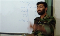 وداع با پیکر شهید مدافع حرم در لشکر 27 محمد رسول‌الله(ص)