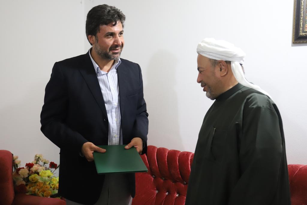 تقدیر امام جماعت اهل سنت از مدیر ورزش کیش