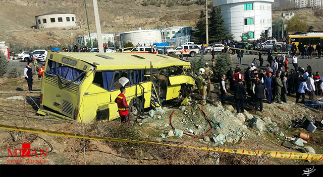 مرگ ۷ دانشجو در پی واژگونی اتوبوس دانشگاه آزاد + فیلم مرگ ۷ دانشجو در پی واژگونی اتوبوس دانشگاه آزاد + فیلم