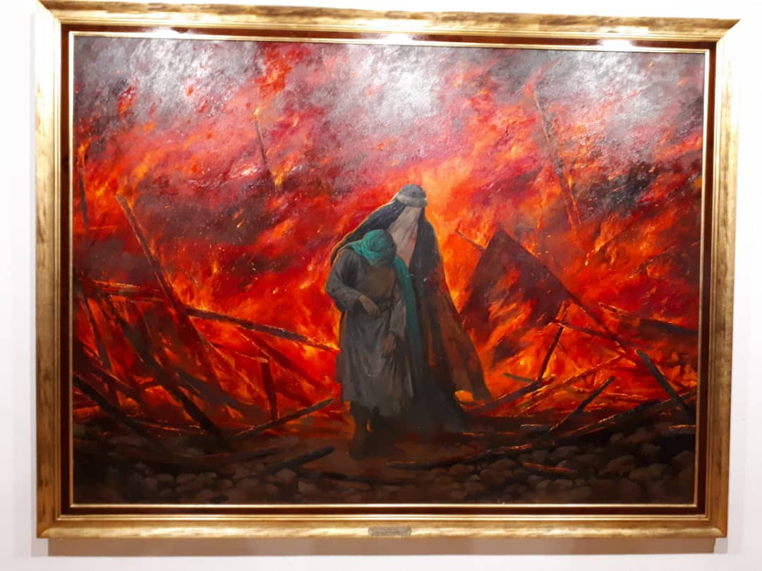 ۱۳ تابلوی نقاشی ۴۰ تا ۲۵۰ میلیونی حسن روح‌الامین در فرهنگسرای نیاوران به نمایش در آمد