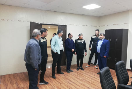 بازدید رضایی و قطبی از ورزشگاه فولاد خوزستان + عکس بازدید رضایی و قطبی از ورزشگاه فولاد خوزستان + عکس