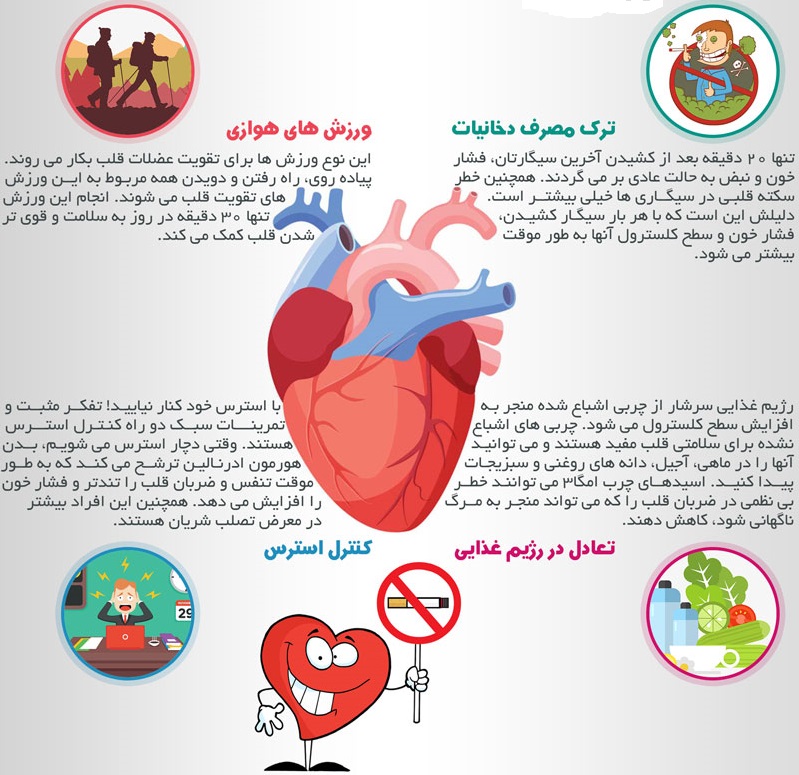 ترفندهایی که قلبتان را تقویت می کند! +اینفوگرافی ترفندهایی که قلبتان را تقویت می کند! +اینفوگرافی