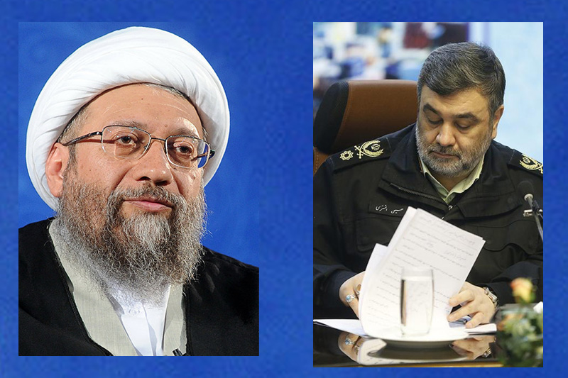 پیام تبریک فرمانده ناجا به آیت الله آملی لاریجانی پیام تبریک فرمانده ناجا به آیت الله آملی لاریجانی