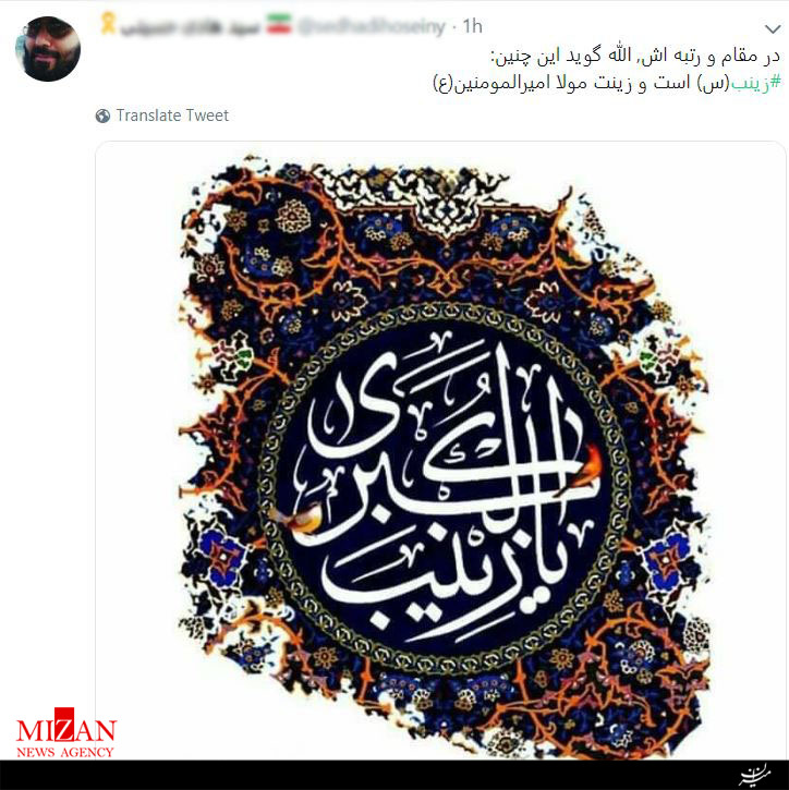 واکنش کاربران فضای مجازی نسبت به میلاد حضرت زینب (س) +تصاویر واکنش کاربران فضای مجازی نسبت به میلاد حضرت زینب (س) +تصاویر