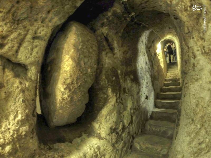 تصاویری از شهر زیر زمینی در ترکیه