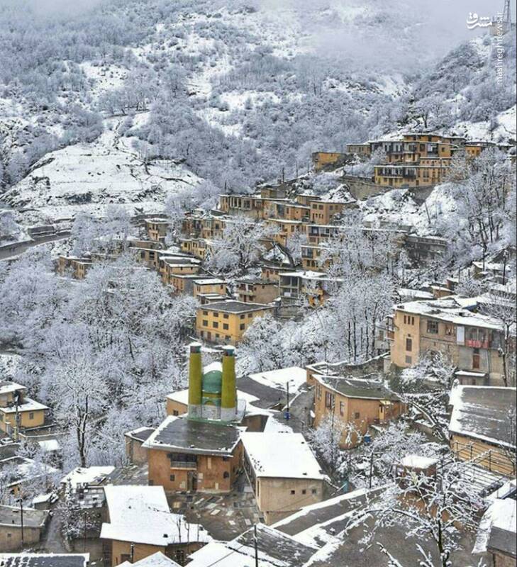 نمایی برفی از ماسوله نمایی برفی از ماسوله
