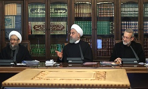 جلسه شورای عالی هماهنگی اقتصادی با حضور سران قوا برگزار شد جلسه شورای عالی هماهنگی اقتصادی با حضور سران قوا برگزار شد