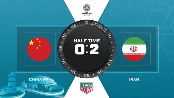 ایران ۲ - چین صفر/ برتری یک نیمه‌ای ایران با درخشش آزمون