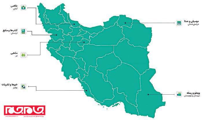 معرفی استانهای رکورددار در دانلود برنامههای مرتبط با حوزه فرهنگ +اینفوگرافی معرفی استانهای رکورددار در دانلود برنامههای مرتبط با حوزه فرهنگ +اینفوگرافی