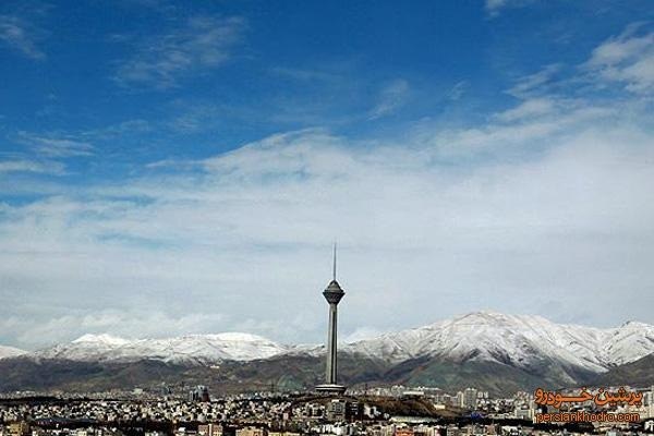 وضعیت جوی کشور در ۲۲ بهمن/ بارش برف در ارتفاعات تهران