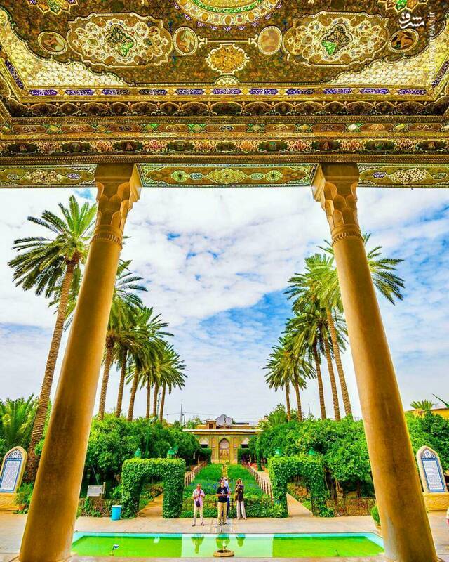 تصویری فوق العاده زیبا از نارنجستان قوام تصویری فوق العاده زیبا از نارنجستان قوام