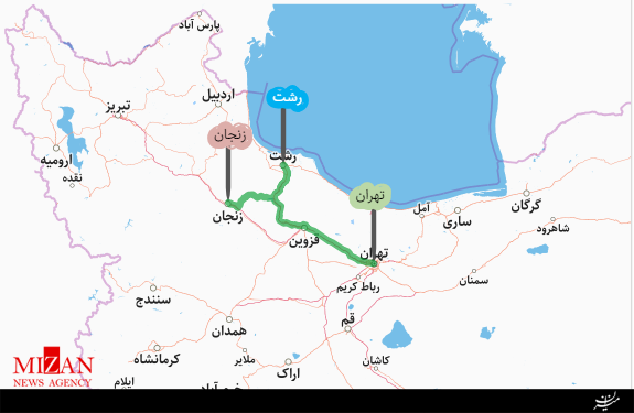 تهران - زنجان تهران - زنجان