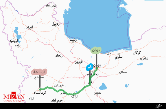 تهران - کرمانشاه تهران - کرمانشاه