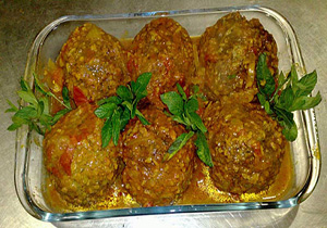 عید///// کوفته محلی غذای شب عید چهار محال و بختیاری