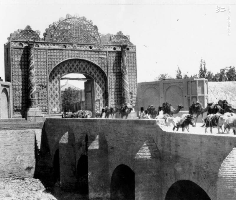 دروازه دولت در زمان قاجار +عکس
