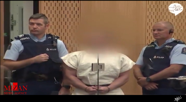 متهم حادثه تروریستی نیوزیلند در دادگاه حاضر شد متهم حادثه تروریستی نیوزیلند در دادگاه حاضر شد