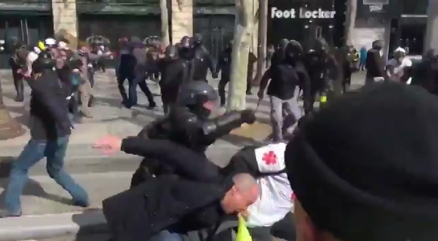 هجدهمین شنبه اعتراضات در فرانسه/ پاریس رینگ بوکس شد هجدهمین شنبه اعتراضات در فرانسه/ پاریس رینگ بوکس شد