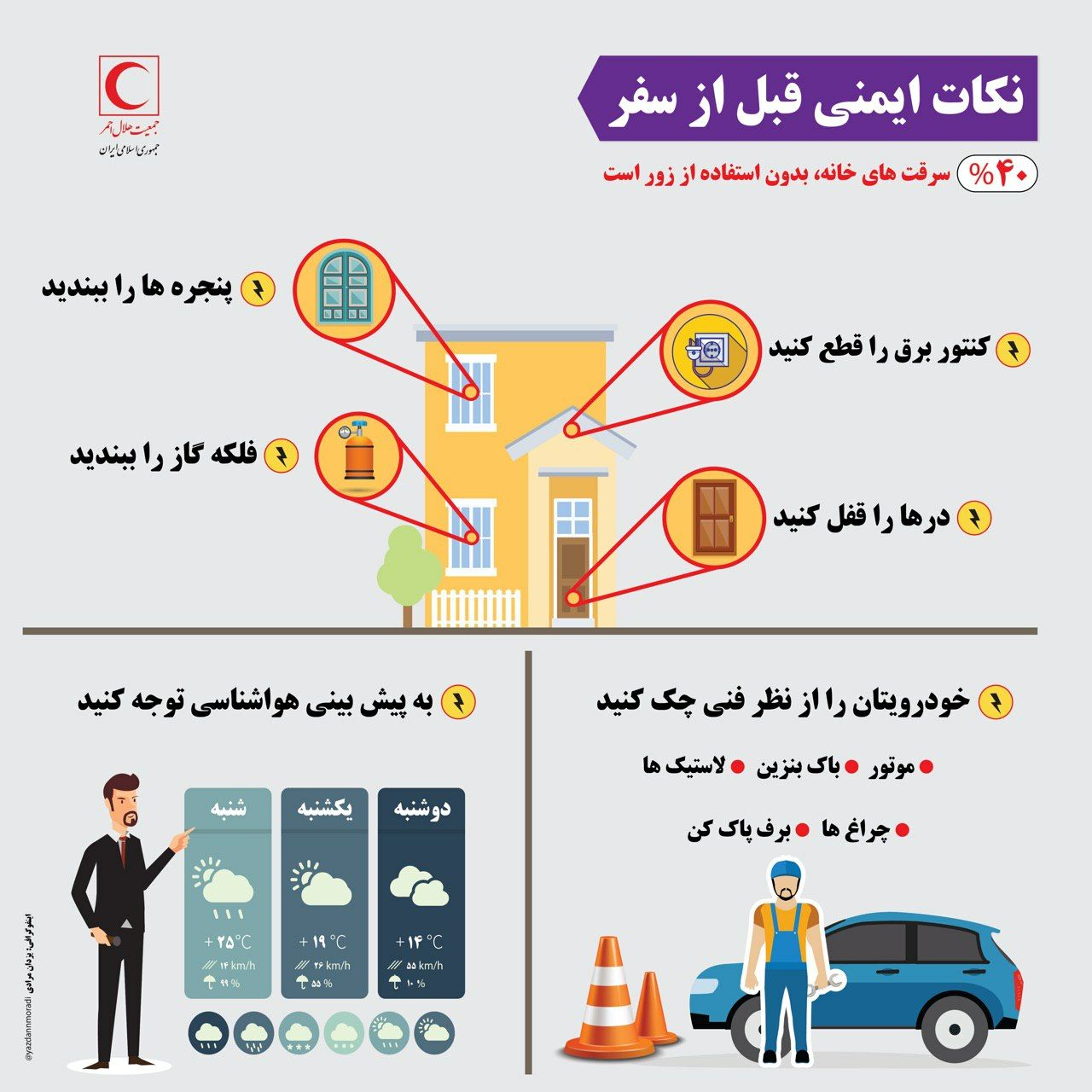 هشدار؛ این نکات را در زمان سفر جدی بگیرید! +اینفوگرافی