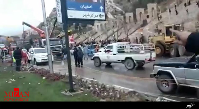 گزارش خبرنگار میزان از محل وقوع سیل در شیراز