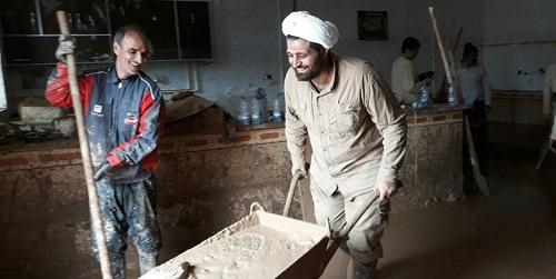مجاهدت ۵۰۰ طلبه استان تهران در مناطق سیلزده مجاهدت ۵۰۰ طلبه استان تهران در مناطق سیلزده