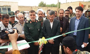 بیمارستان سیار نیروی زمینی سپاه در شهر بستان افتتاح شد