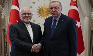 ظریف با رئیس جمهور ترکیه دیدار کرد