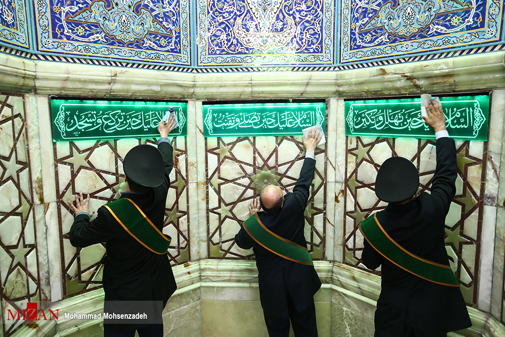 برگزاری آیین غبارروبی مسجد مقدس جمکران