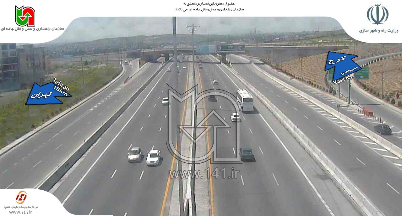آخرین وضعیت ترافیکی راههای پرتردد آخرین وضعیت ترافیکی راههای پرتردد
