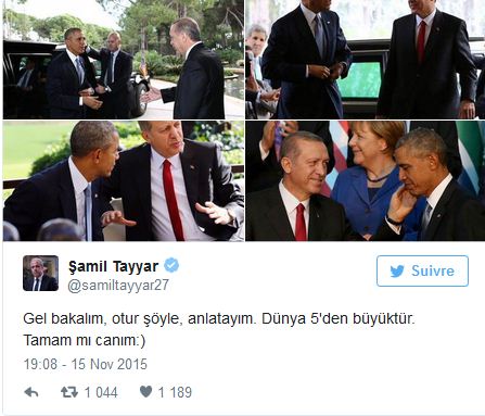 وقتی اردوغان به اوباما روحیه میدهد؟! + فیلم وقتی اردوغان به اوباما روحیه میدهد؟! + فیلم