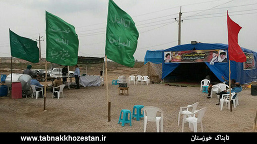 دریای محبت خوزستانی ها به زائران پیاده کربلا +عکس