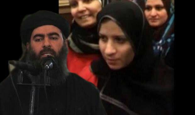 همسر سابق ابوبکر بغدادی در دادگاه لبنان +عکس همسر سابق ابوبکر بغدادی در دادگاه لبنان +عکس