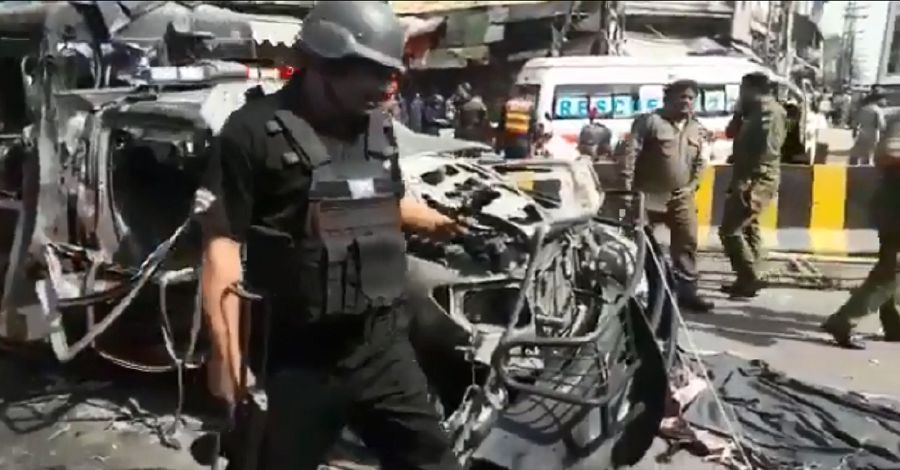انفجار انتحاری در پاکستان ۵ نفر کشته ۲۴ نفر زخمی انفجار انتحاری در پاکستان ۵ نفر کشته ۲۴ نفر زخمی