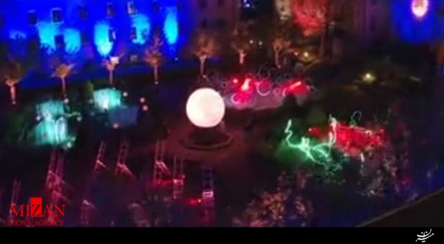 خودنمایی رنگ ها در جشنواره نور و روشنایی ایتالیا