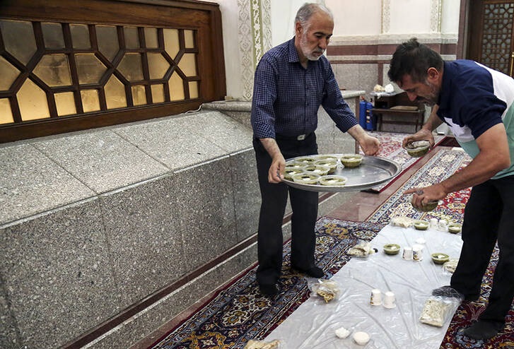 افطار افطار در مسجد جامع شهرک غرب