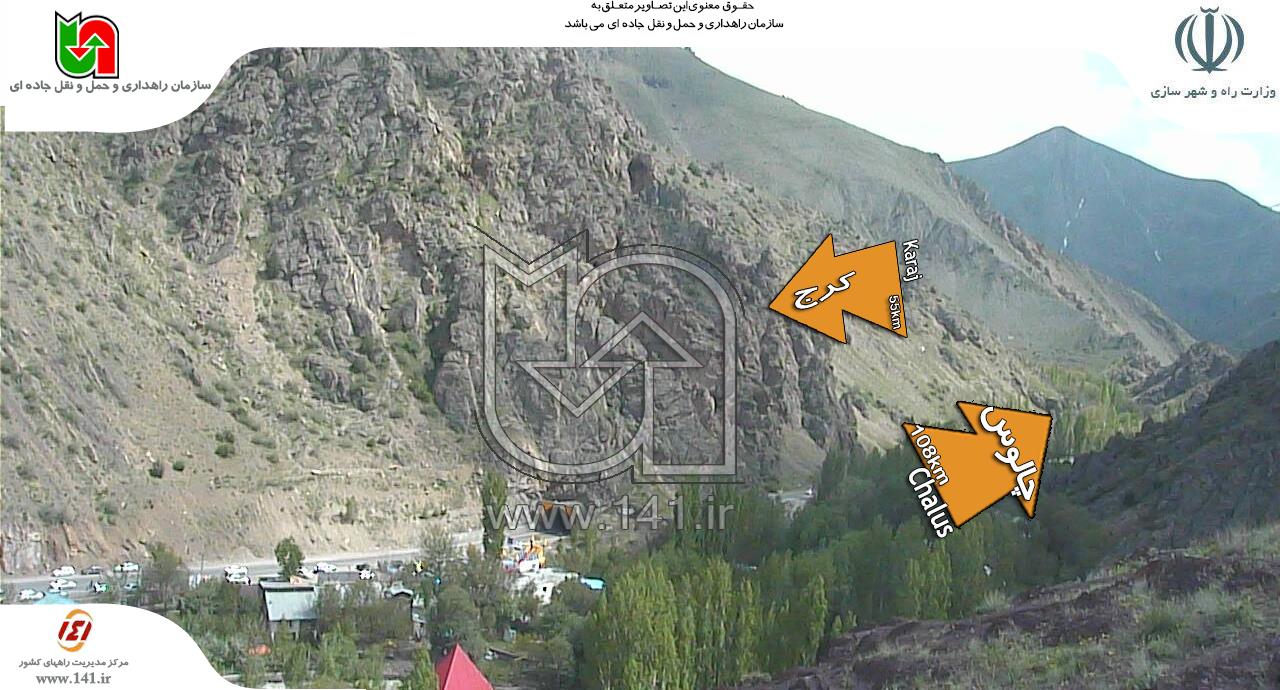 مسافران در راه بازگشت/ ترافیک در جاده چالوس مسافران در راه بازگشت/ ترافیک در جاده چالوس