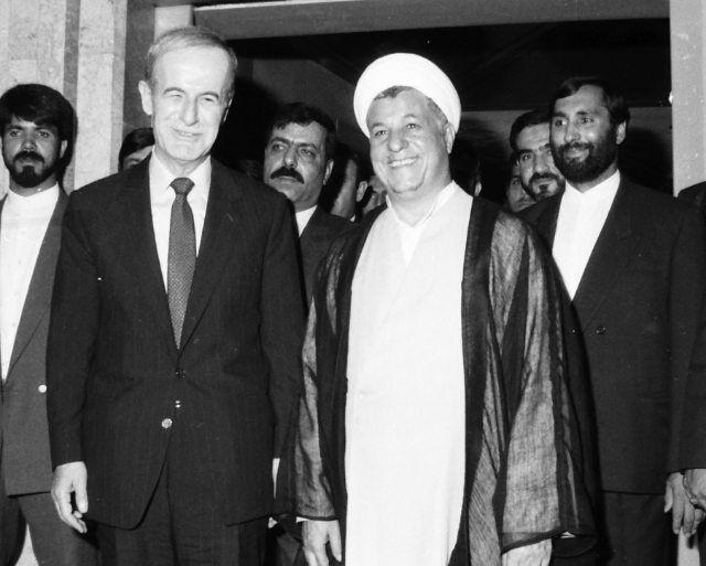 هاشمی رفسنجانی و اسد +عکس هاشمی رفسنجانی و اسد +عکس