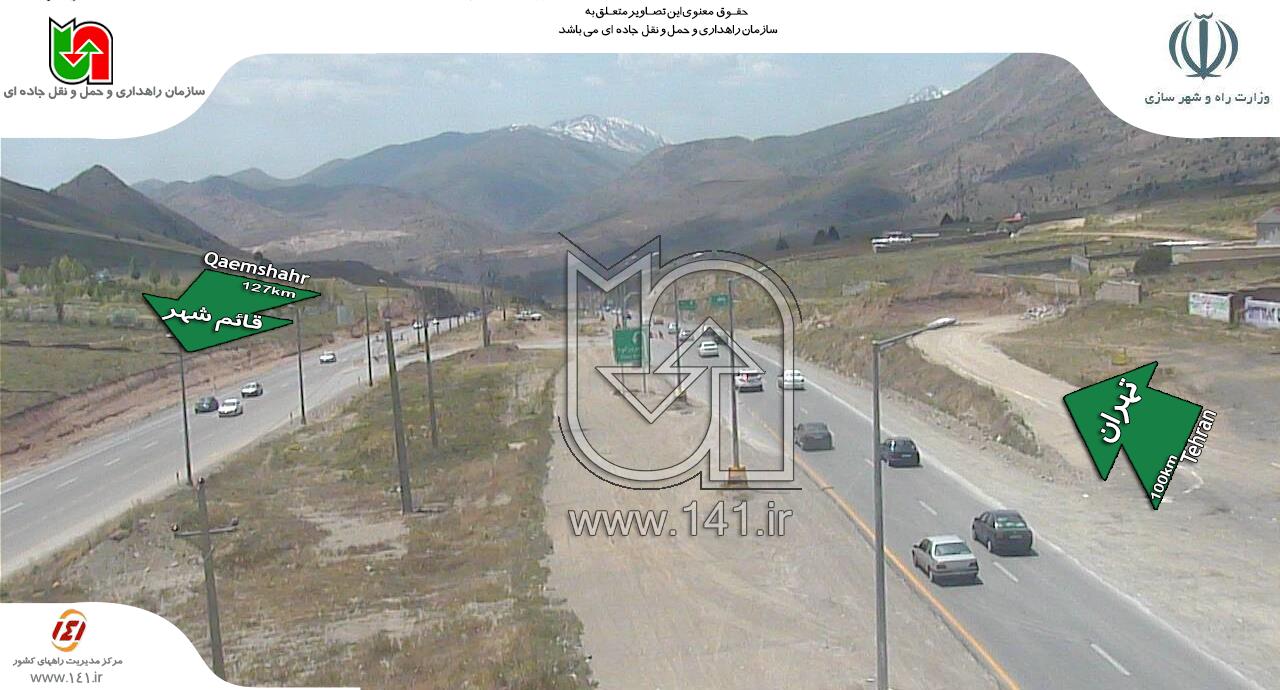 ترافیک سنگین از سد کرج تا گچسر/ مسافران در حال بازگشت