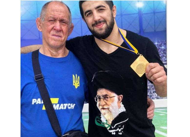 سردار غیب‌پرور از کشتی‌گیر اوکراینی تقدیر کرد