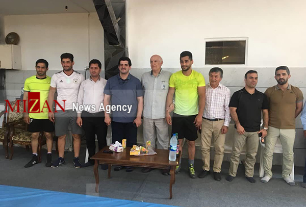 بازدید رئیس و دبیر سابق فدراسیون کشتی از سالن کشتی جویبار+ عکس