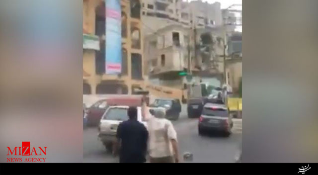 تصاویری از تلاش برای ترور وزیر مشاور در امور پناهندگان لبنان