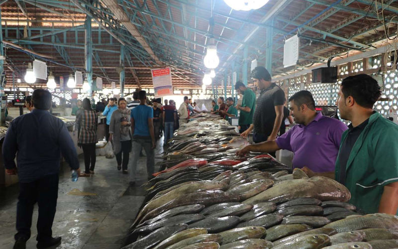 بازار ماهی فروشان جاسک بازگشایی شد