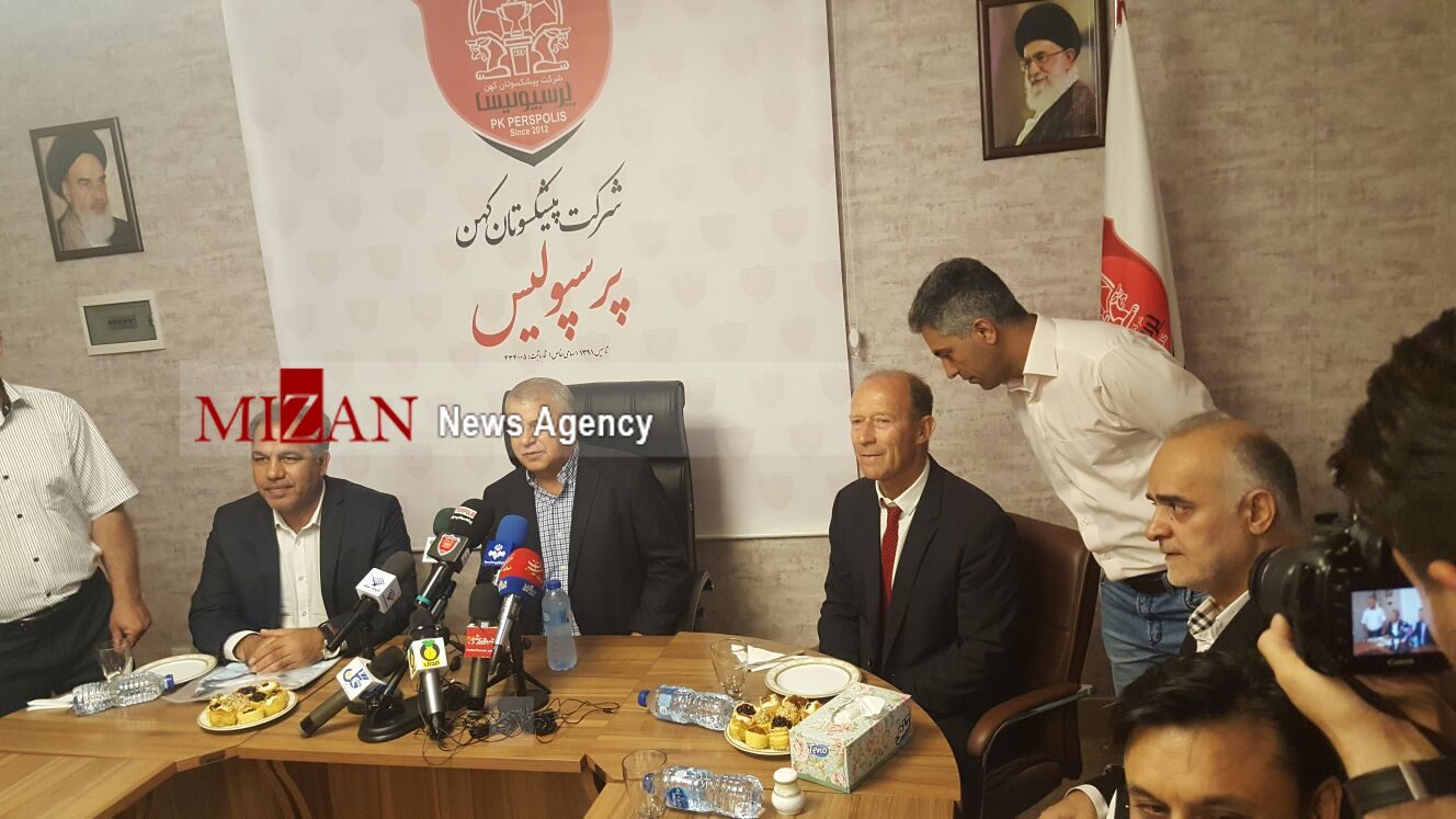 گزارش تصویری از ملاقات کالدرون با پروین و مدیران پرسپولیس